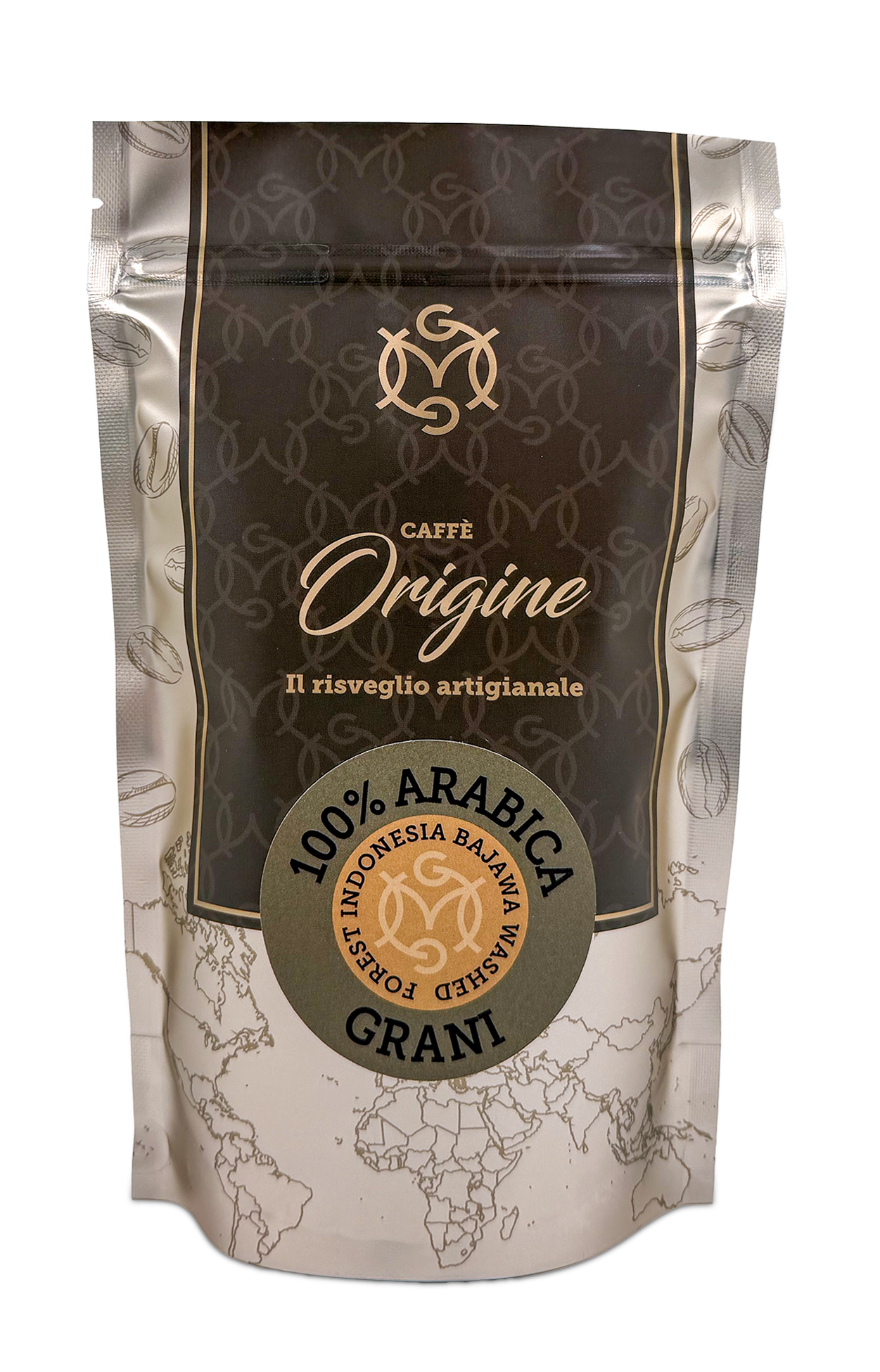 Caffè "Origine" Arabica Bajawa Coffee Forest Grani